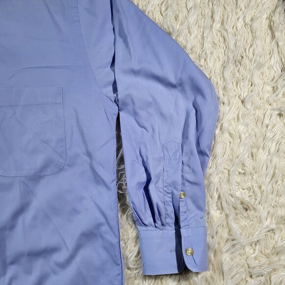 Burberry London Button Down Long Sleeve Blue Shirt - Size M - Picture 4 of 16